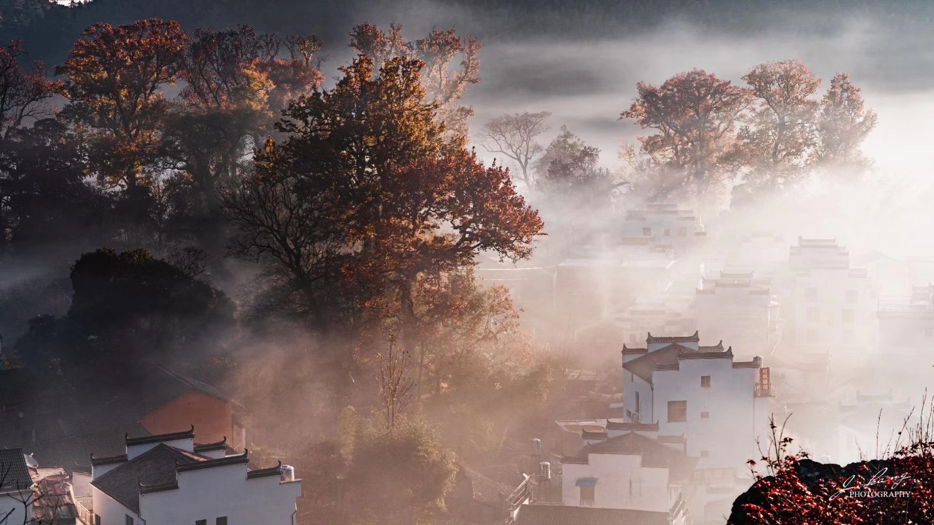 中国ZUI美乡村-婺源、石城赏枫、篁岭晒秋、三日游